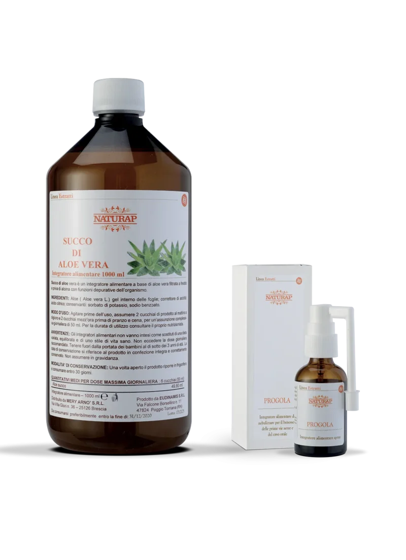 VS 39 - SUCCO DI ALOE 1L + PROGOLA a scelta